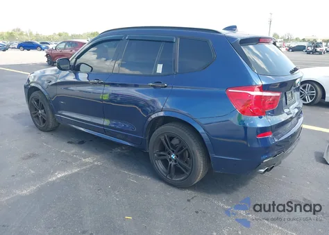 2011 BMW X3 xDrive35I z USA, uszkodzony, nr VIN 5UXWX7C54BL734131